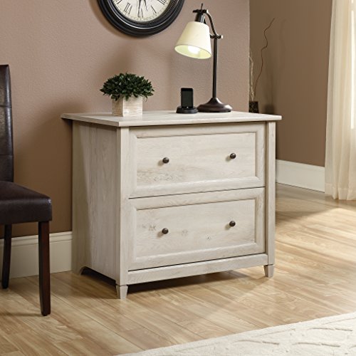 Sauder Edge Water 2 Drawer Lateral Filing Cabinet, Office File Cabinet, in Chalked Chestnut - color: Chalked Chestnut