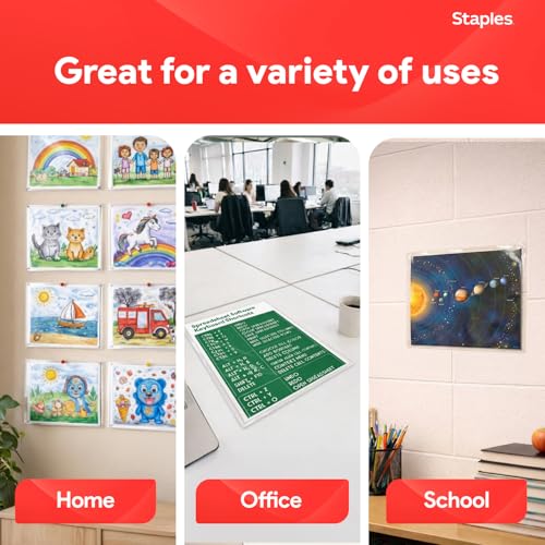 Staples Thermal Laminating Pouches, Letter Size, 9 x 11.5 Inches, 3 Mil, 200/Pack, for Office & School Use - size: 3 Mil, style: 200 Pack