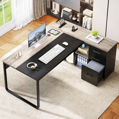 DWVO 71" Executive Desk with Power Outlets