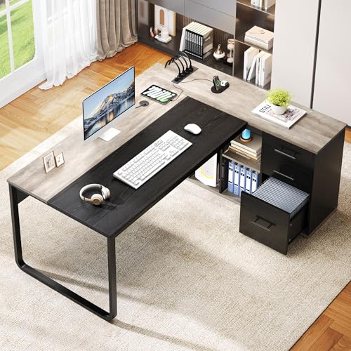 DWVO 71" Executive Desk with Power Outlets
