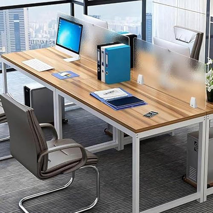 Portable Acrylic Desk Dividers - Removable Clamp-On Privacy Panels for Workstations, Libraries, and Schools - Free Standing Table Screens for Enhanced Focus and Safety,Frosted,60 * 30cm - size: 60*30cm