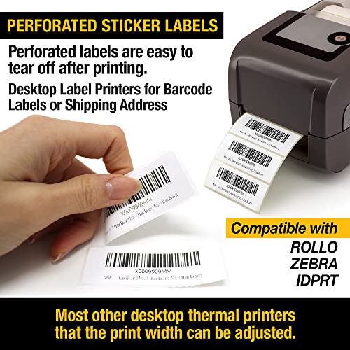 2 5/8" X 1” Direct Thermal Labels 2000 Per Roll Perforated | Quality 2 5/8" x 1” direct thermal labels 2000, designed for everyday use. - size: 2 5/8" X 1" 1 Roll