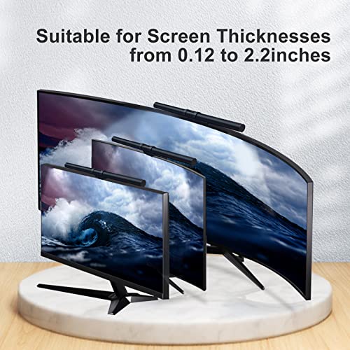 16.14" Monitor Light Bar,250LM Anti Screen Glare Eye-Care LED Screen Lamp,Touch Control USB Reading Desk Light for Flat & Curved Monitor Home Office Gaming - style: Touch Control