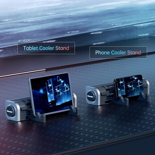 3-Speed Cross-Flow Laptop Cooler & Stand, USB Desk Fan for Overheating