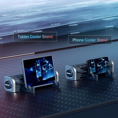 3-Speed Cross-Flow Laptop Cooler & Stand, USB Desk Fan for Overheating
