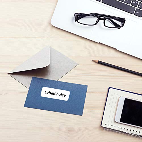100 Sheets 1400 Labels 4" x1-1/3 14 Up Mailing Address Labels Stickers for Laser & Inkjet Printers, Labelchoice 4" x 1.33" 14 Per Page Strong Adhesive Internet Mailing Shipping Label (1-1/3x4-100P) - size: 1-1/3"x4"-1400 Labels