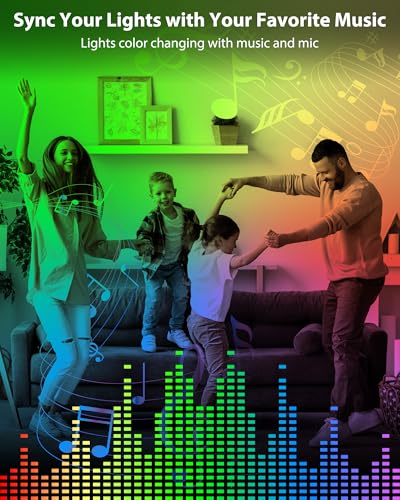 ASOKO 300 Lumens RGB Under Cabinet Light Plug in, 6 Pack 12 inch Linkable - color: Multicolor RGB, size: Manual switch-6 pack