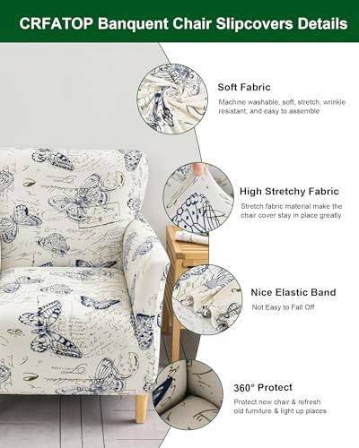 CRFATOP Accent Chair Cover, Stretch Armchair Slipcover for Living Room - color: Color A16