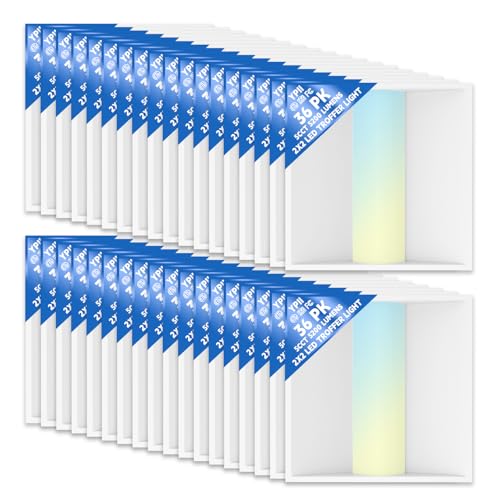 36Pack 2x2 FT LED Center Basket Troffer Light, 5CCT Color Tunable 3000/3500/4000/5000/6500K, Watt Adjustable 40W/35/30/25/20W, 0-10V Dimmable Drop Ceiling Lights, 120-277V-ETL Qualified - size: 2X2 36Pack