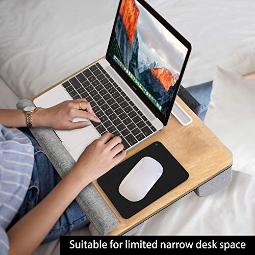 Audimi Small Mouse Pad 6 x 8 Inch, Mini Mouse Pad Thick for Laptop Wireless Mouse Home Office Travel, Portable & Washable (Black) - color: Black