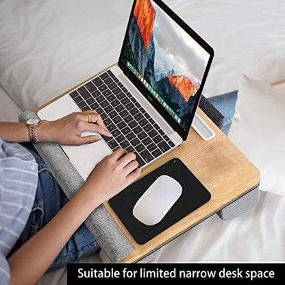 Audimi Small Mouse Pad 6 x 8 Inch, Mini Mouse Pad Thick for Laptop Wireless Mouse Home Office Travel, Portable & Washable (Black) - color: Black