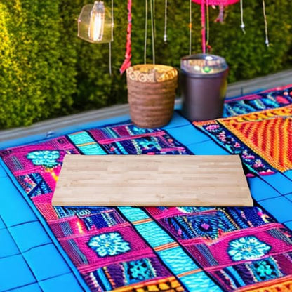 DuraSteel 24x48 Butcher Block Countertop - Maple Solid Wood Workbench for Kitchen, Restaurant, Cabinet, Desk Top, Wood Board, Large Counter Cutting Island Long, Bakery Worktable Dough - Table Top Only - size: 24 x 48 x 1.5 Inches