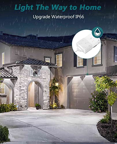 WNSNOU Plug-and-Play LED Shop Light - Waterproof, Linkable, 18W 2000LM, 5000K, with NO/Off Switch - Perfect for Ceiling, Closet, and Workshop - 2FT (2PCS) - size: 2FT-2PCS