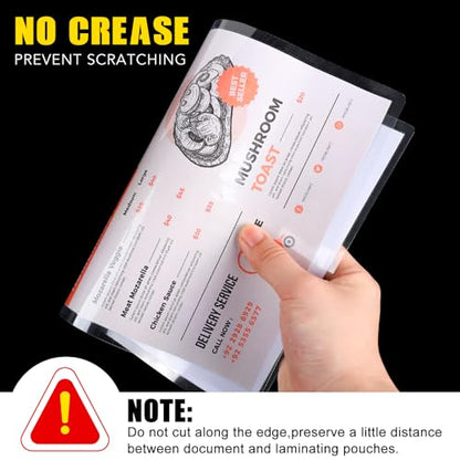 BURVAGY 150Pack Laminating Sheets 8.5 x 11 Thermal Laminating Pouches 5 Mil