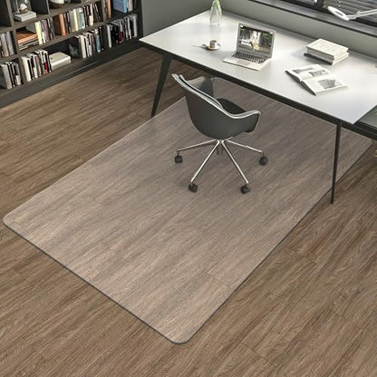 Large Office Chair Mat for Hardwood Floors, 48"×60" - size: 48" X 60" Rectangle (for Hard Floors)
