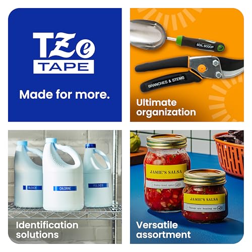 Brother Genuine TZe231-1/2 2PK Black Print on White Label Tape. Each: 0.47 in x 26.2 ft Total: 0.47 in x 52.4 ft - color: Black Print on White, size: Pack of 2, style: New Packaging