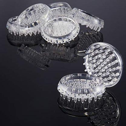 Jetec 8 Pcs Carpet Protectors Furniture Leg Spiked Caster Cups, Round - style: Round