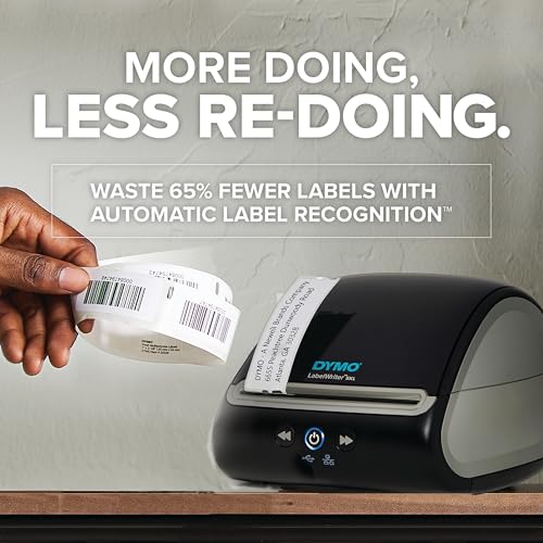 DYMO LabelWriter 5XL Label Printer Bundle Prints Extra-Wide ShippingLabels (UPS USPS) from Amazon eBay and More Perfect for eCommerce Sellers Includes 5 Extra-Large Shipping Labels (1100 Total) - style: 5XL Bundle