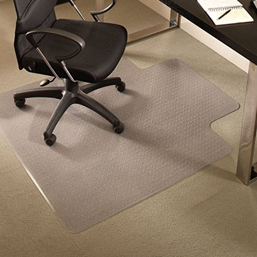 ES Robbins Everlife Extra High Pile Chair Mat, 45"x53", Clear