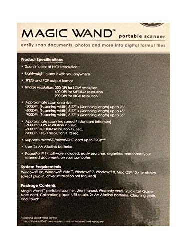 VuPoint Solutions Magic Wand Portable Scanner (PDS ST415 WM)