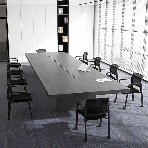 Tangkula Rolling Conference Room Chairs Set of 8, Stackable Office Guest Mesh Chairs with Armrests and Wheels, Ideal for Waiting Room Office, School, Lobby (Black) - color: Black, size: Set of 8