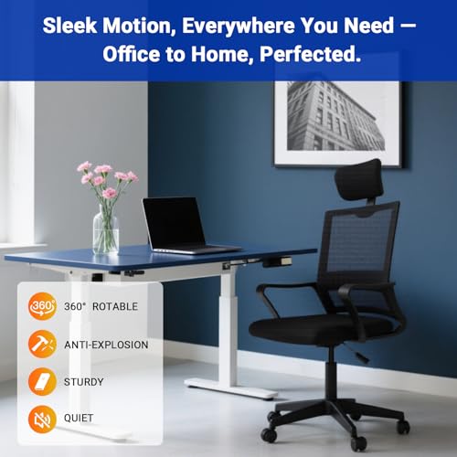 10-14 Inches Office Chair Cylinder Replacement, TOP-Activated - color: Matte Black, size: 3.9‘’ Height Range