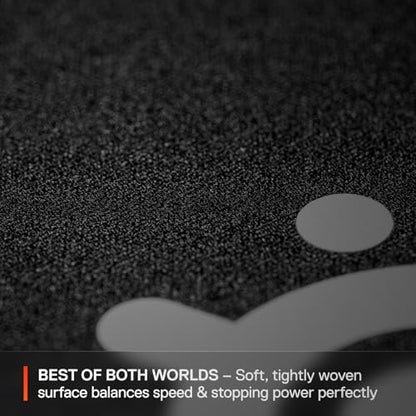 SteelSeries QcK XL Performance Balance Gaming Mousepad — Extra Density for a Smooth Glide — Low-Profile Edge Stitching — Non-Slip Neoprene Rubber Base — 15.75 x 34.43 inch — FPS, MOBAs, RTS, MMO - size: XL, style: Balance
