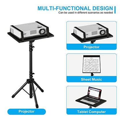 Projector Stand Tripod Laptop Stands Height Adjustable - size: A：23"-46"