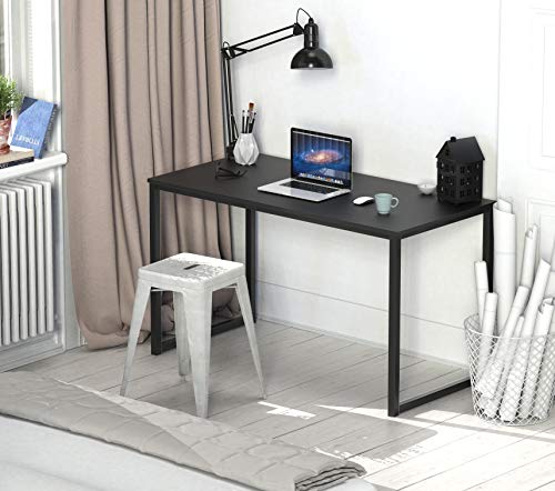 SHW Mission 40-Inch Home Office Computer Desk, Black - color: Black, size: 40-Inch
