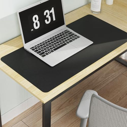 Black Plastic Table Cover Protector, 36" x 60" PVC Desk Pad Mat - color: Black, size: 36" x 60"