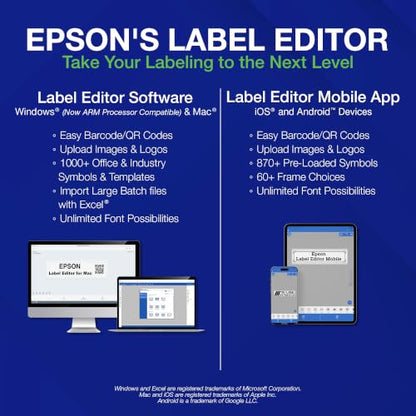 LABELWORKS Epson LW-Z5010PX Industrial Label Printer Kit - Desktop - style: Lite Kit