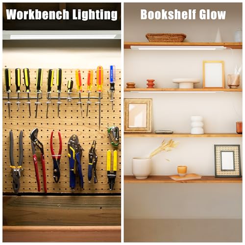 3 Pack Plug in Under Cabinet Lighting for Kitchen - size: 3 Pack