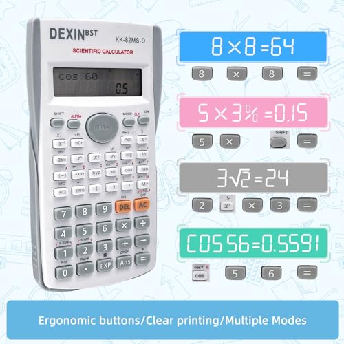 16 Pack 2 Line Engineering Scientific Calculators Bulk Calculator Pack Classroom Scientific Calculator Pack Calculator Set Scientific Bulk for Office School