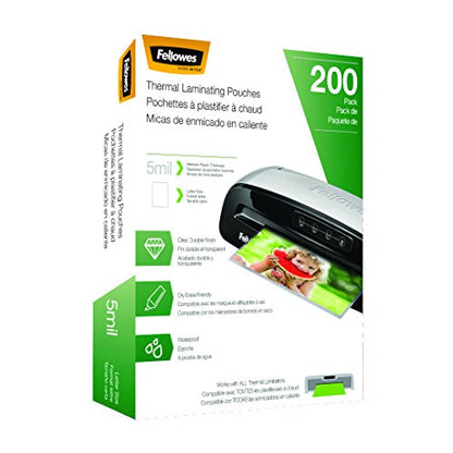 Fellowes Saturn 3i 95 Thermal Laminator Machine Bundle with Laminating Pouches - size: 9.5 Inch