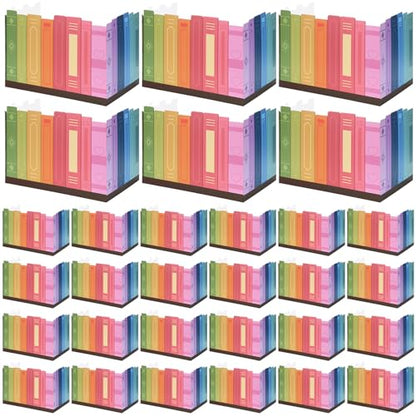 Honoson 24 Pcs Inspirational Privacy Folders for Students | Cardboard Desk Shields with Motivational Words, 6 Designs for Classroom Study, Tri-fold Exam Dividers, Bulk Test Boards - style: Pastel Rainbow