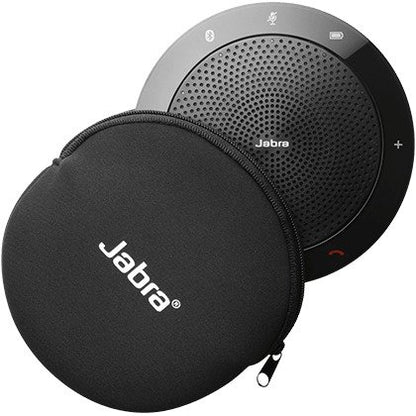 Jabra Speak 510 UC Wireless Bluetooth Speaker for Softphone and Mobile Phone – Easy Setup, Portable Speaker for Holding Meetings Anywhere with Outstanding Sound Quality (Renewed)