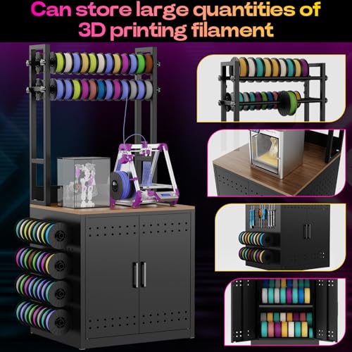 Heavy Duty 3D Printer Stand with Filament Storage,3D Printer Table