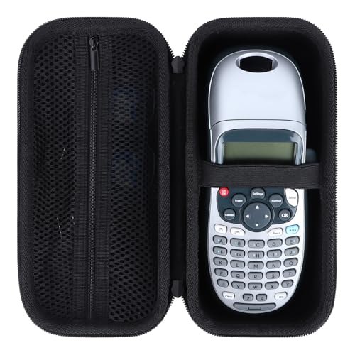 Storage Case Compatible with DYMO LetraTag 100H / 100H Plus Handheld Label Maker for Office or Home (Black) - color: Black