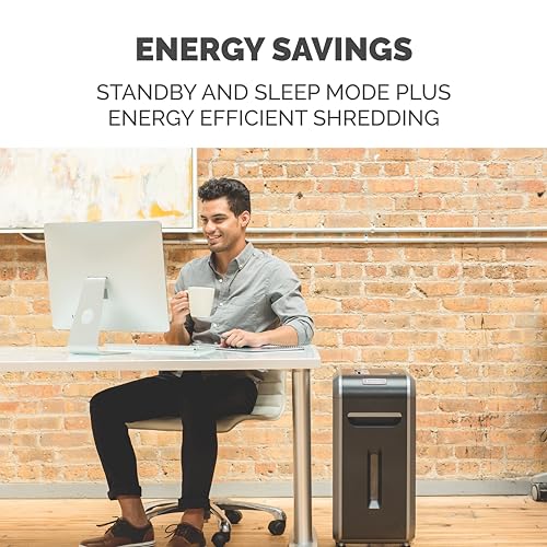 Fellowes Powershred 99Ci 18-Sheet 100% Jam-Proof Heavy Duty Crosscut Paper Shredder Machine for Office and Home, Black/Gray 3229912 - style: 18 Sheet