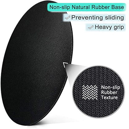 ITNRSIIET Round Mouse Pad with Stitched Edge Premium-Textured Waterproof Non-Slip Rubber Base Desktop Protection Mat Diameter 8.7 inches, Blue Purple Marble Art - color: Blue Purple Marble Art