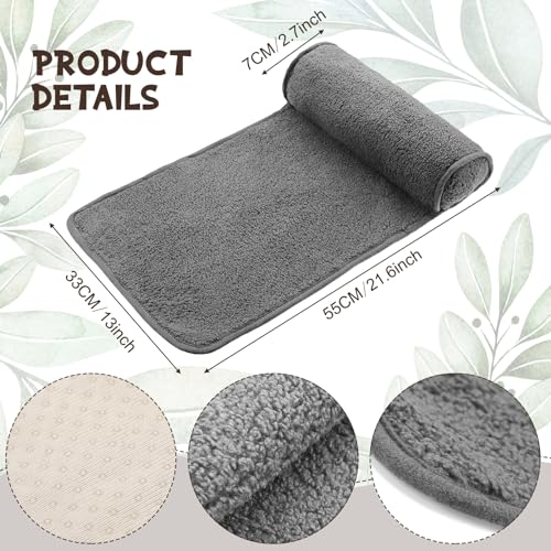 Weysat Recliner Pillow Neck Head Support Roll Non Slip Fleece Adjustable Neck Chair Headrest Cushion for Travel Home Office Recliner Couch Sofa Armchair Support and Pain Relief(Dark Gray) - color: Dark Gray