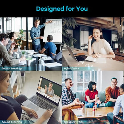 TONGVEO 3X Optical Zoom PTZ Camera AI Auto-Tracking HDMI USB 3.0 1080P 60fps Wide-Angle for Video Conference Business Meeting Live Streaming Online Learn with Zoom YouTube Teams OBS and More - color: Midnight