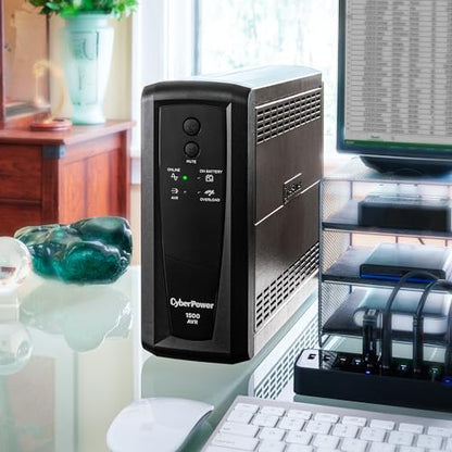 CyberPower CP1500AVRT AVR UPS Battery Backup and Surge Protector - style: CP1500AVRT