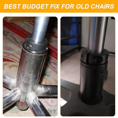 2-Pack Fix Sinking Office Chair Clamps for Desk and Gaming Chairs