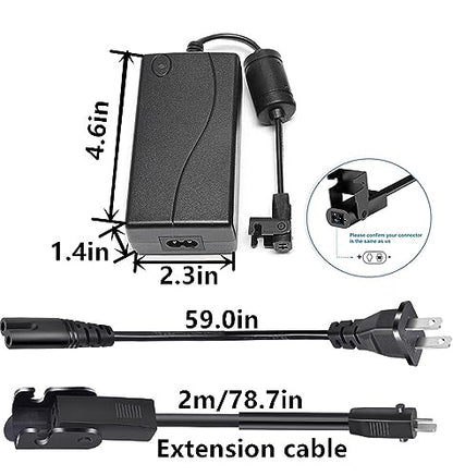 29V2APower Adapter 2-Pin for VersaDesk Ultralite VUL3624 36" Electric Height-Adjustable Standing Converter Sit to Stand Desktop Riser Versa Desk Power Supply Cord Charger,29VAC/DC Adapter Replacement