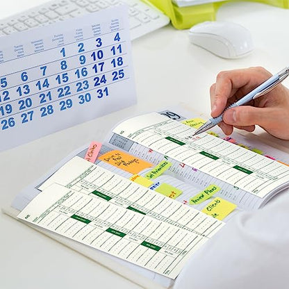 Chuangdi 1000 Pcs Time Cards 1 Side Time Clock Cards 3.5 x 9 Inches