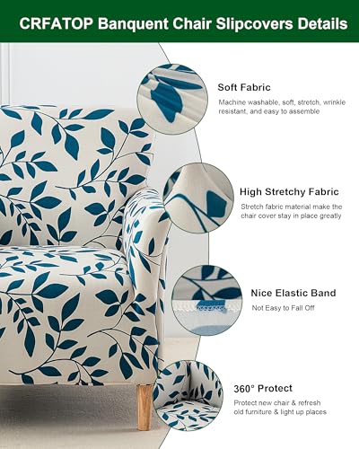 CRFATOP Accent Chair Cover, Stretch Armchair Slipcover for Living Room - color: Color A23
