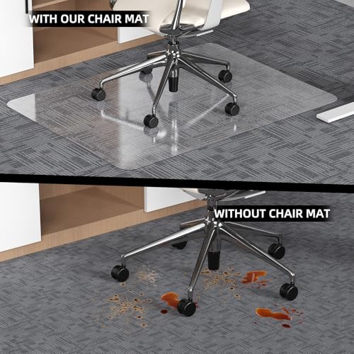 32x48 Inch Office Chair Mat for Carpet Floor, Flat Shipping