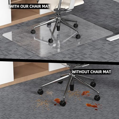 32x48 Inch Office Chair Mat for Carpet Floor, Flat Shipping