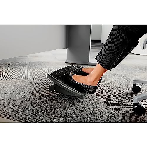 3M Adjustable Foot Rest, 18 in Wide Non-Skid Platform, Grey